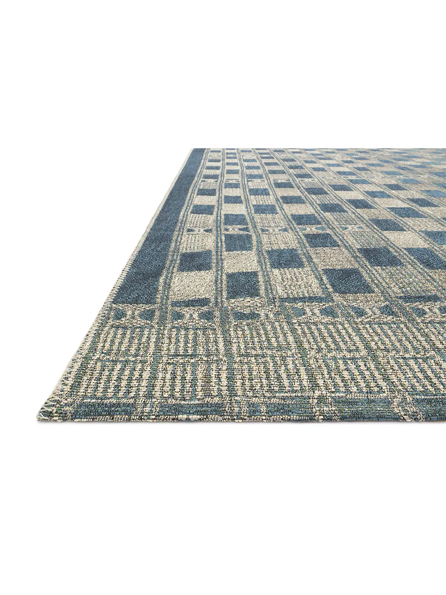 Mika Blue/Ivory 10'6" x 13'9" Rug