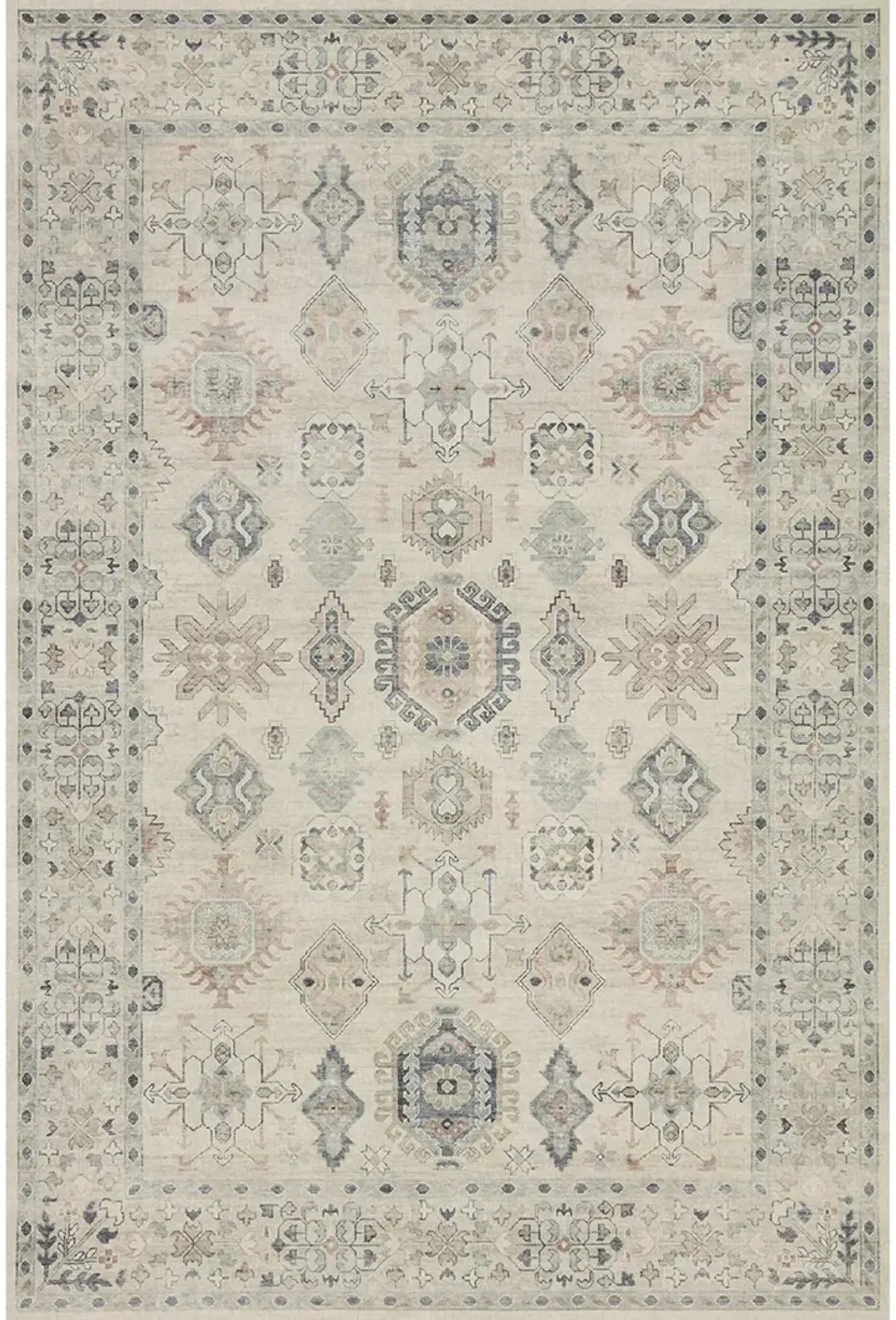 Hathaway HTH04 Beige/Multi 9' x 12' Rug by Loloi II