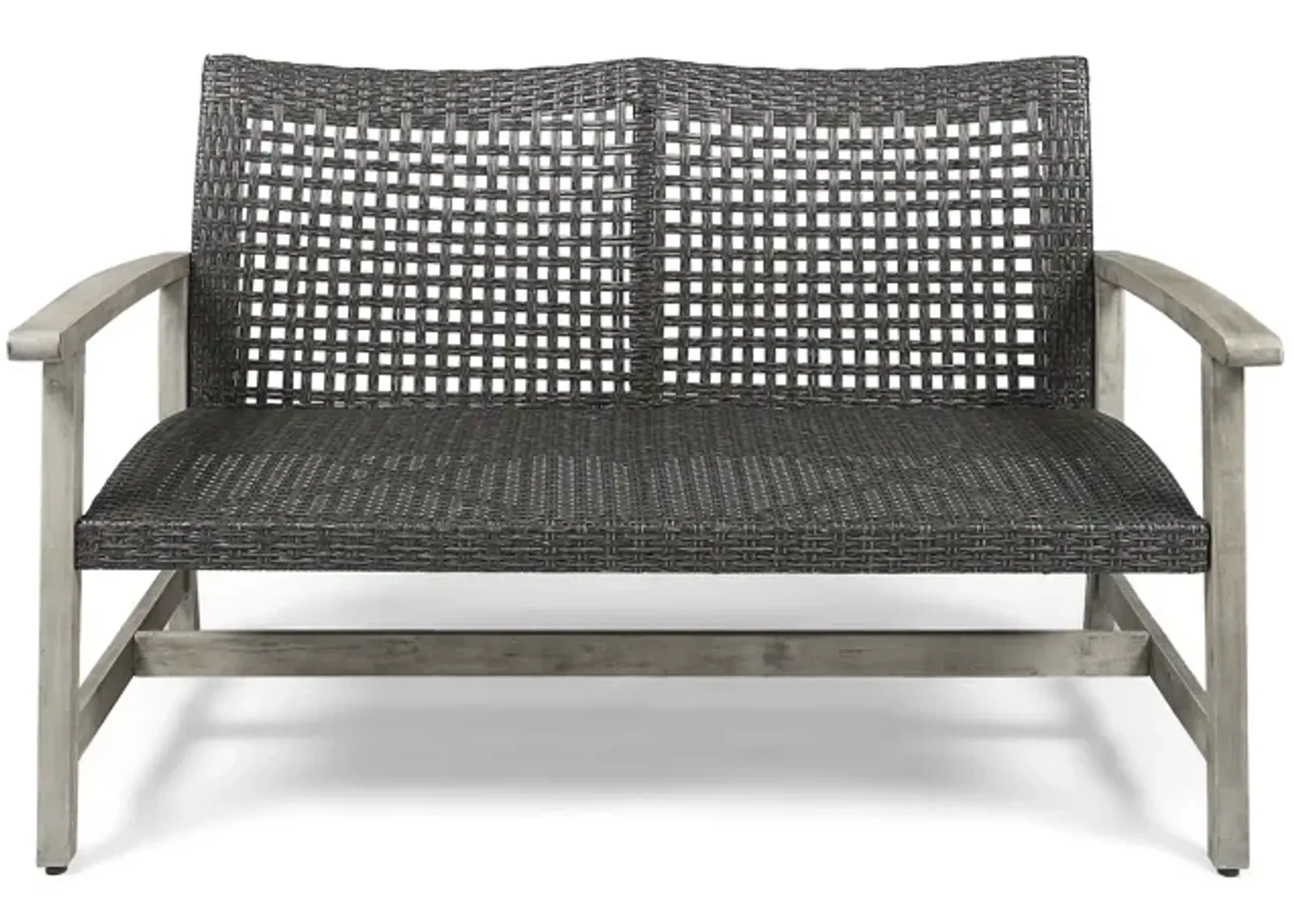 Merax Outdoor Patio Wicker  Sofa Loveseat