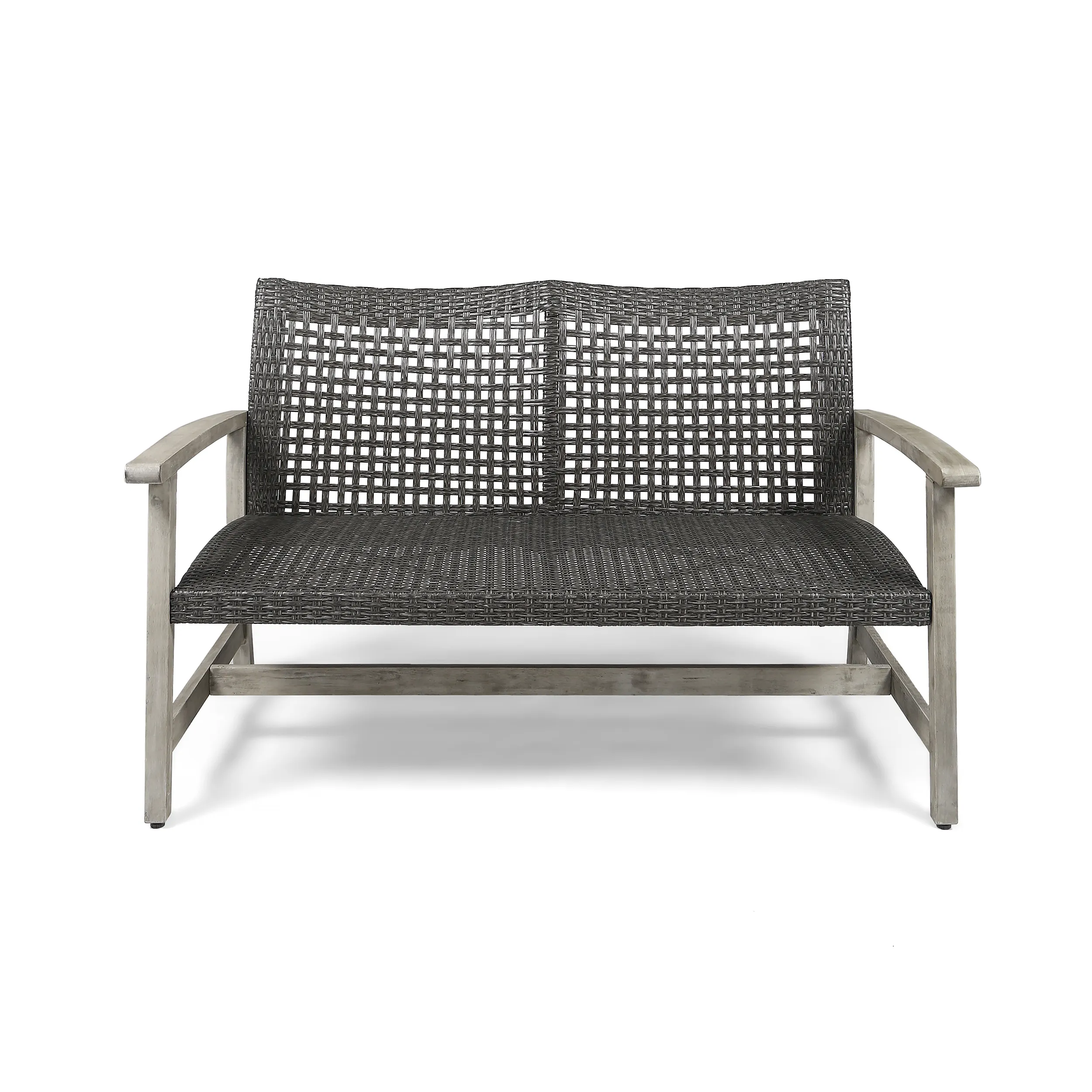 Merax Outdoor Patio Wicker  Sofa Loveseat