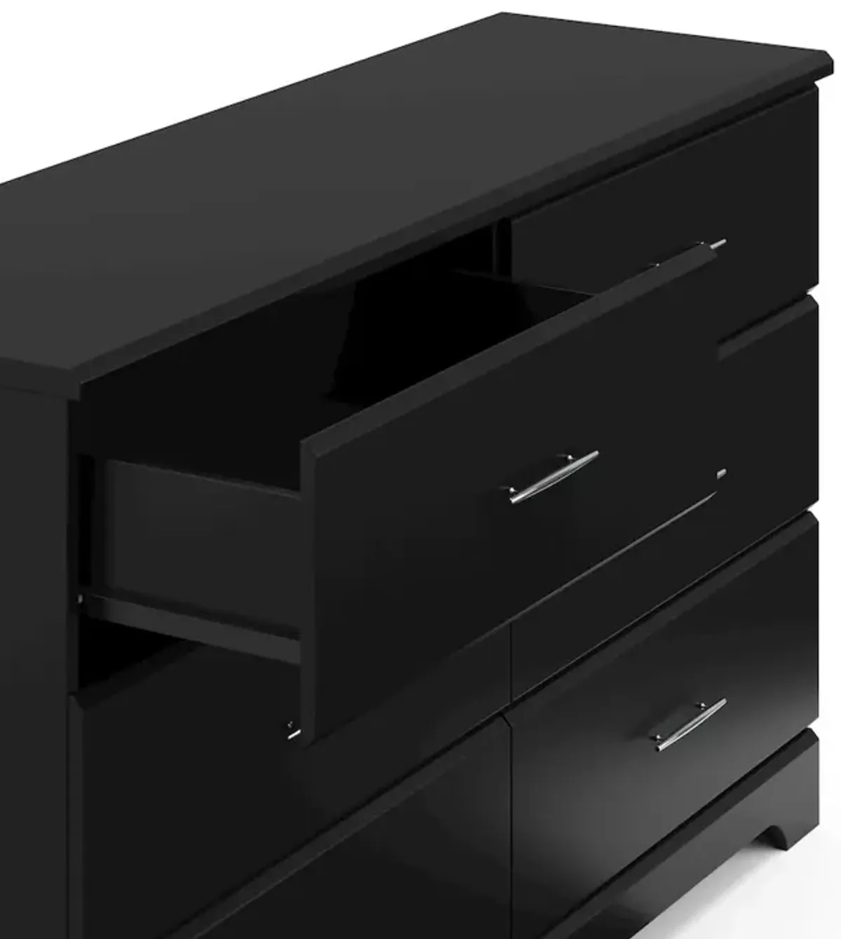 Storkcraft Brookside 6 Drawer Double Dresser (Black) – GREENGUARD Gold Certified