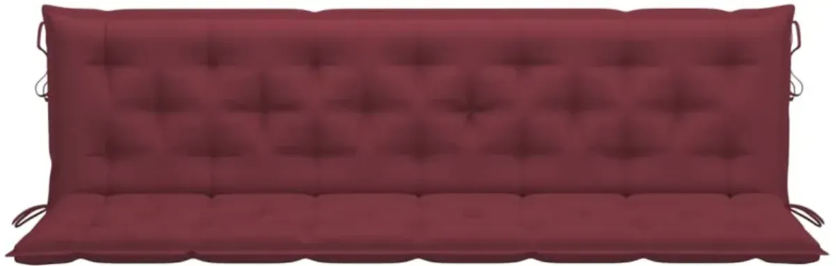 vidaXL Cushion for Swing Chair Wine Red 78.7" Fabric