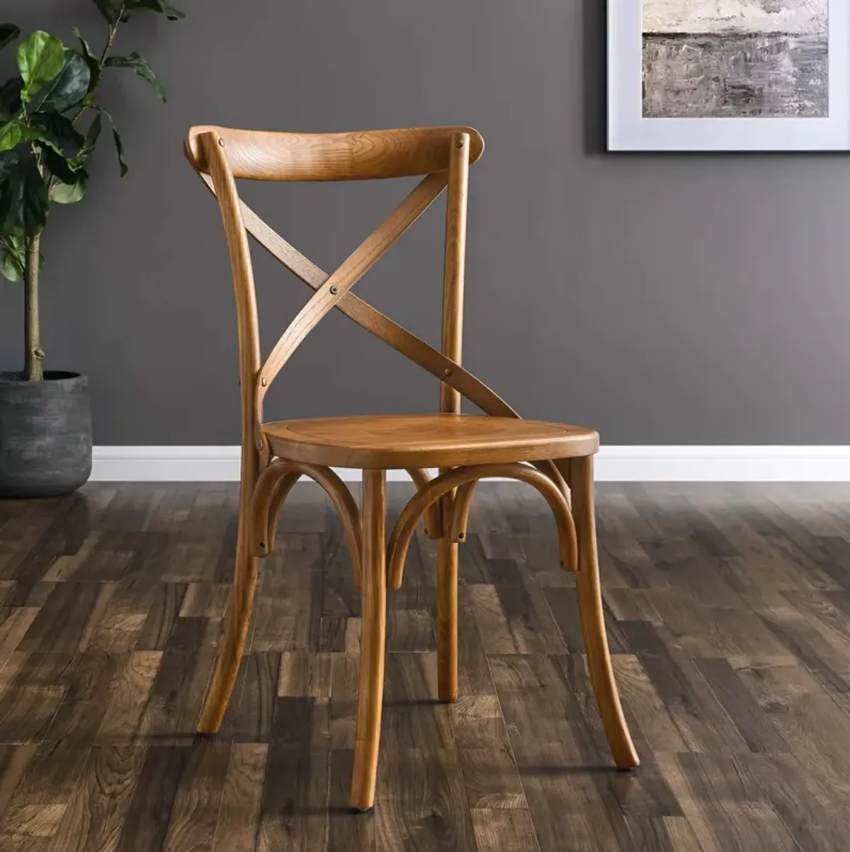 Gear Dining Side Chair-Benzara