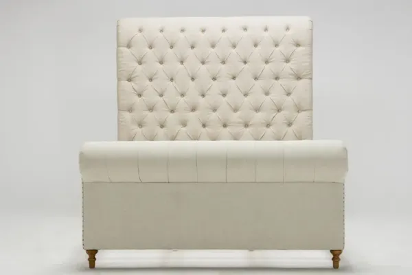 Empire Cream Queen Bed