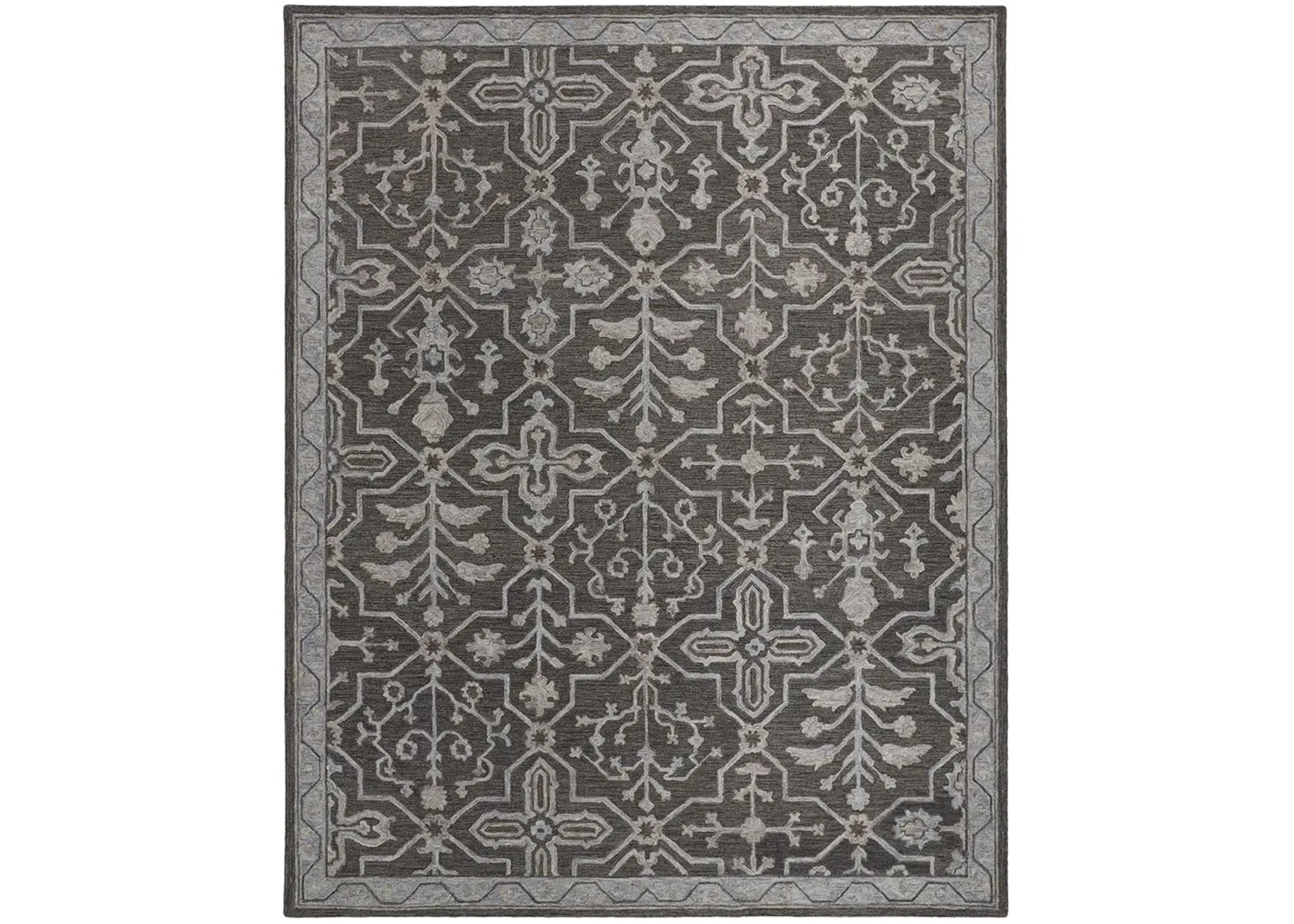 Fallon 8839F Gray/Blue/Ivory 5' x 8' Rug