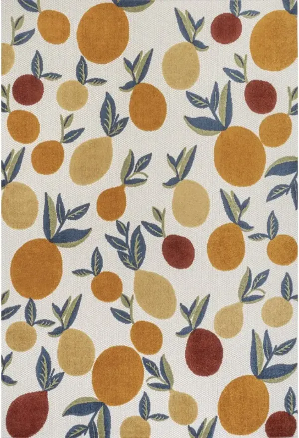 Limone Bold Lemon High-Low Indoor/Outdoor Area Rug