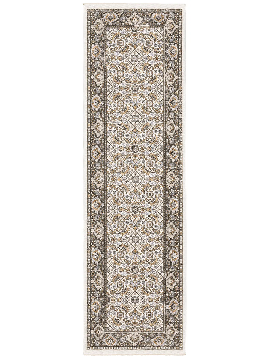 Maharaja 2'3" x 7'6" Ivory Rug