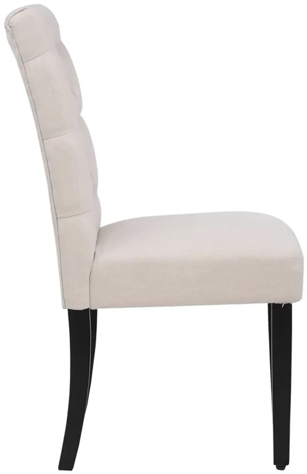 WestinTrends Upholstered Button Tufted Dining Chair