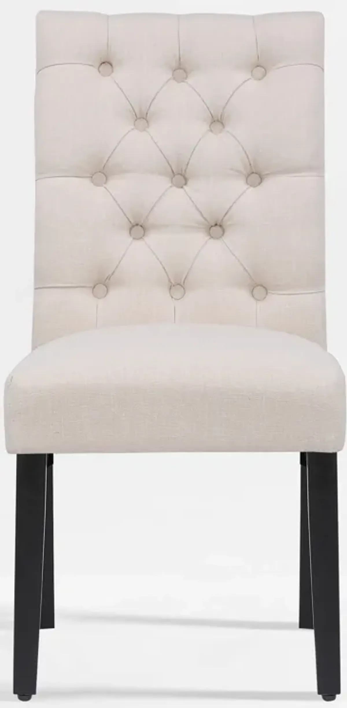 WestinTrends Upholstered Button Tufted Dining Chair