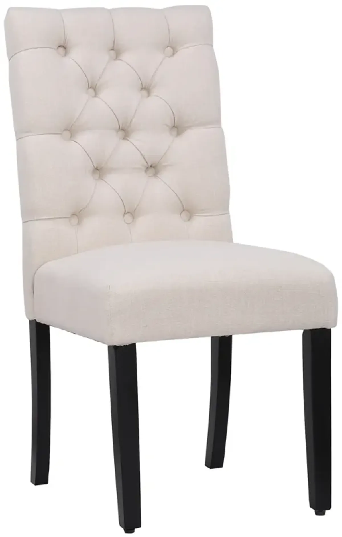 WestinTrends Upholstered Button Tufted Dining Chair