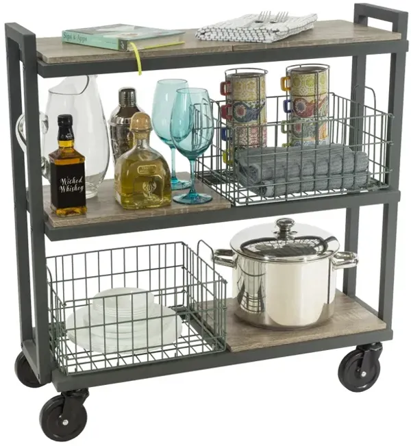 Atlantic 3-Tier Cart System Green