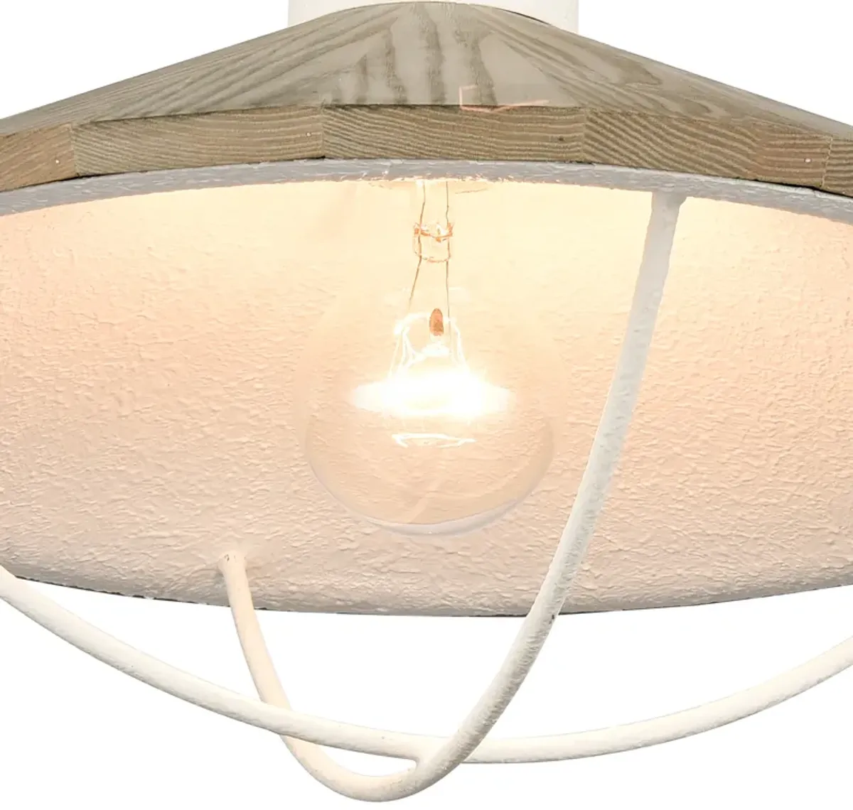 Cape May 14'' Wide 1-Light Semi Flush Mount