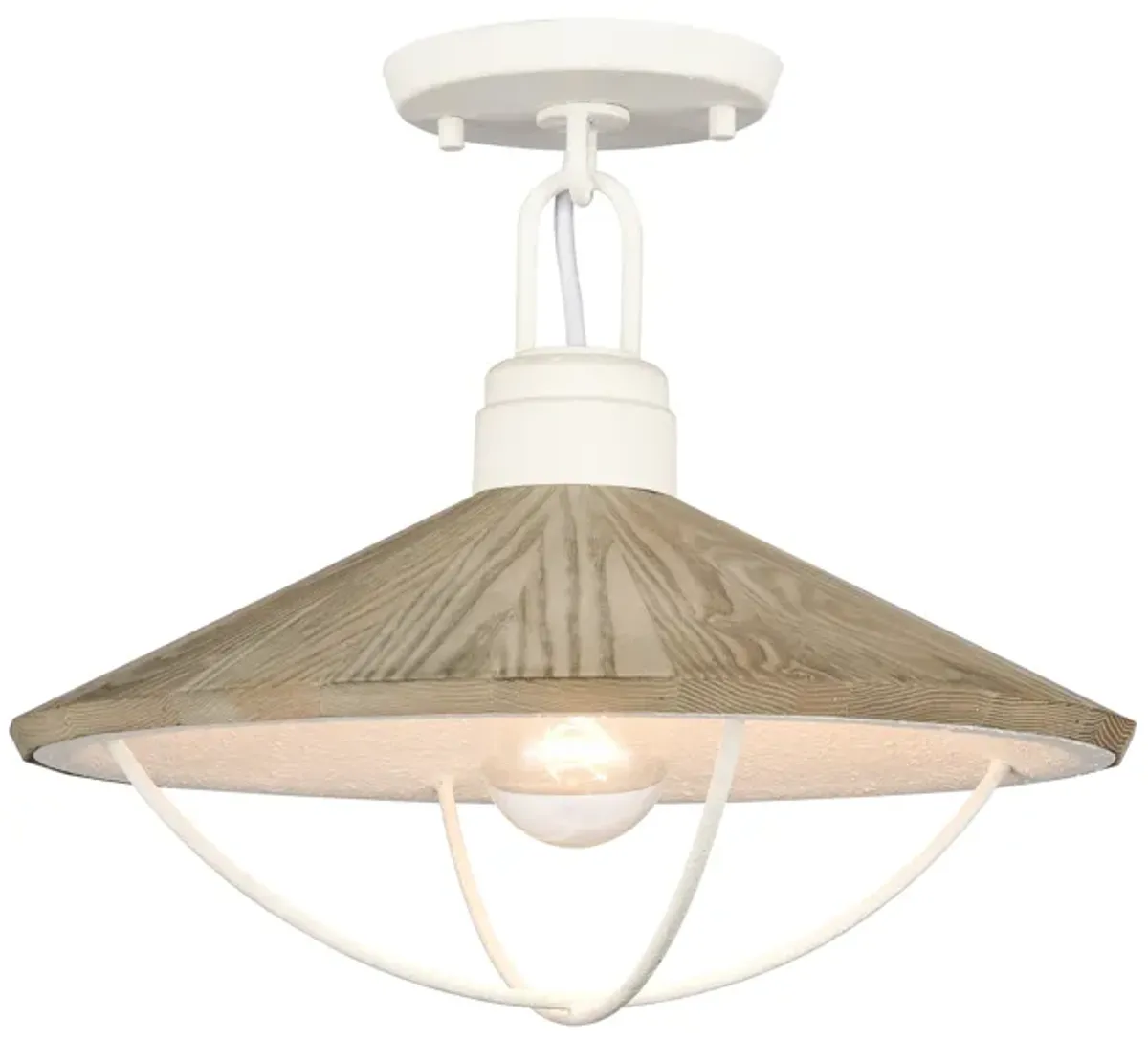 Cape May 14'' Wide 1-Light Semi Flush Mount