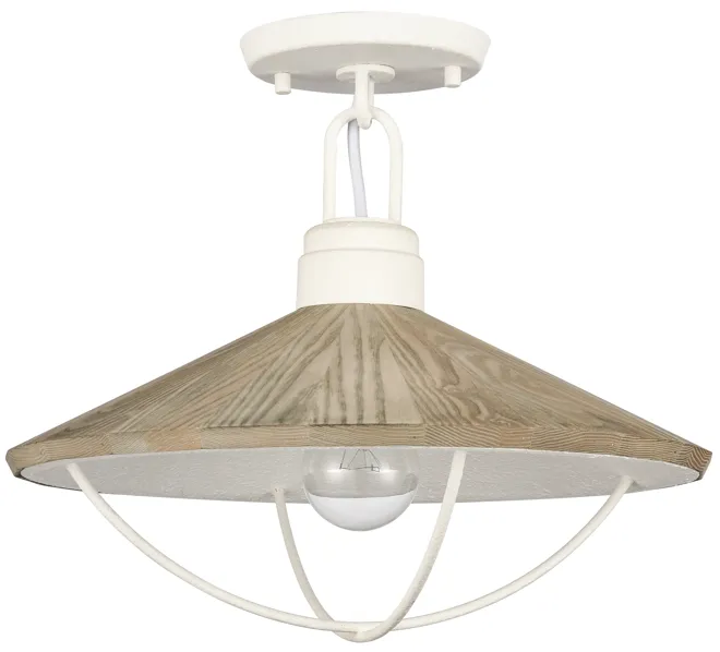 Cape May 14'' Wide 1-Light Semi Flush Mount