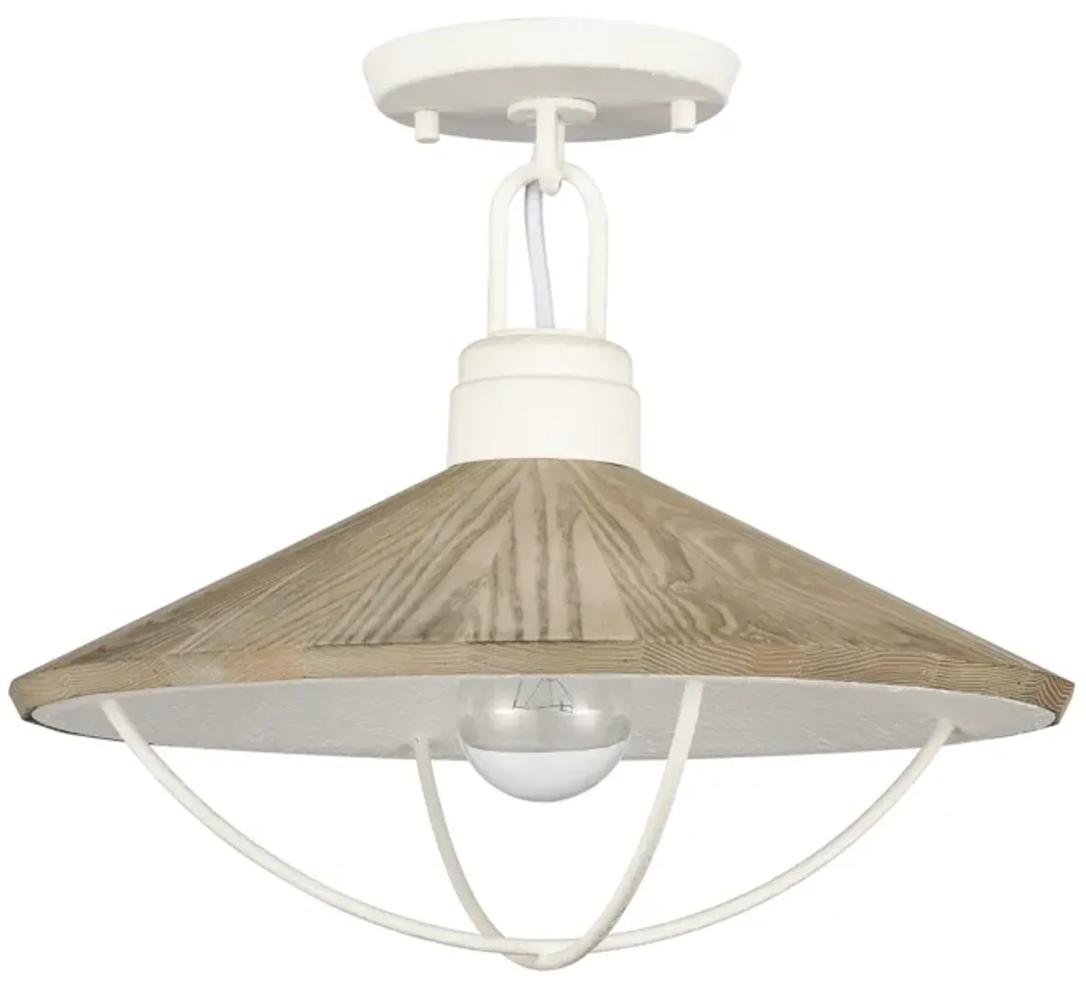 Cape May 14'' Wide 1-Light Semi Flush Mount