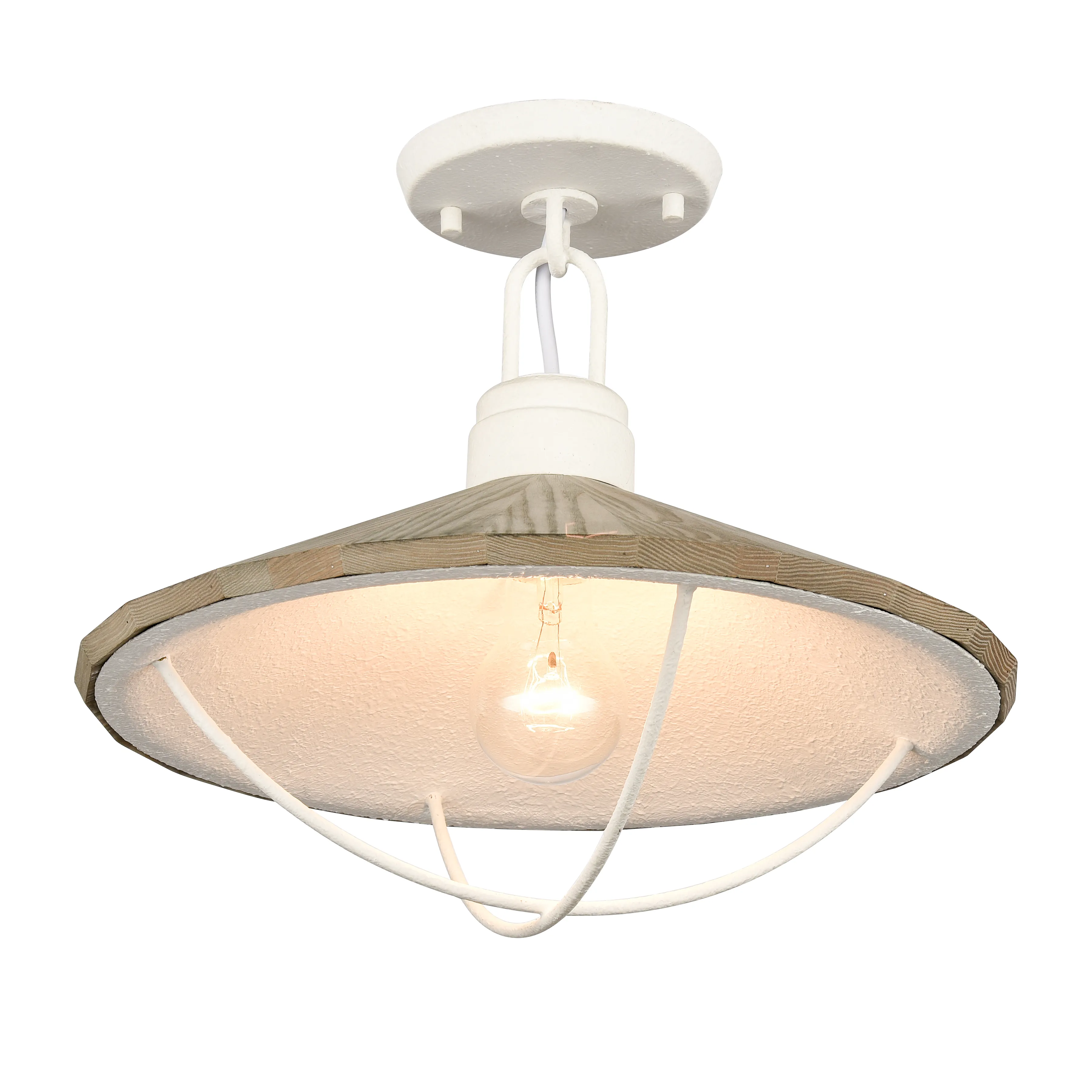 Cape May 14'' Wide 1-Light Semi Flush Mount