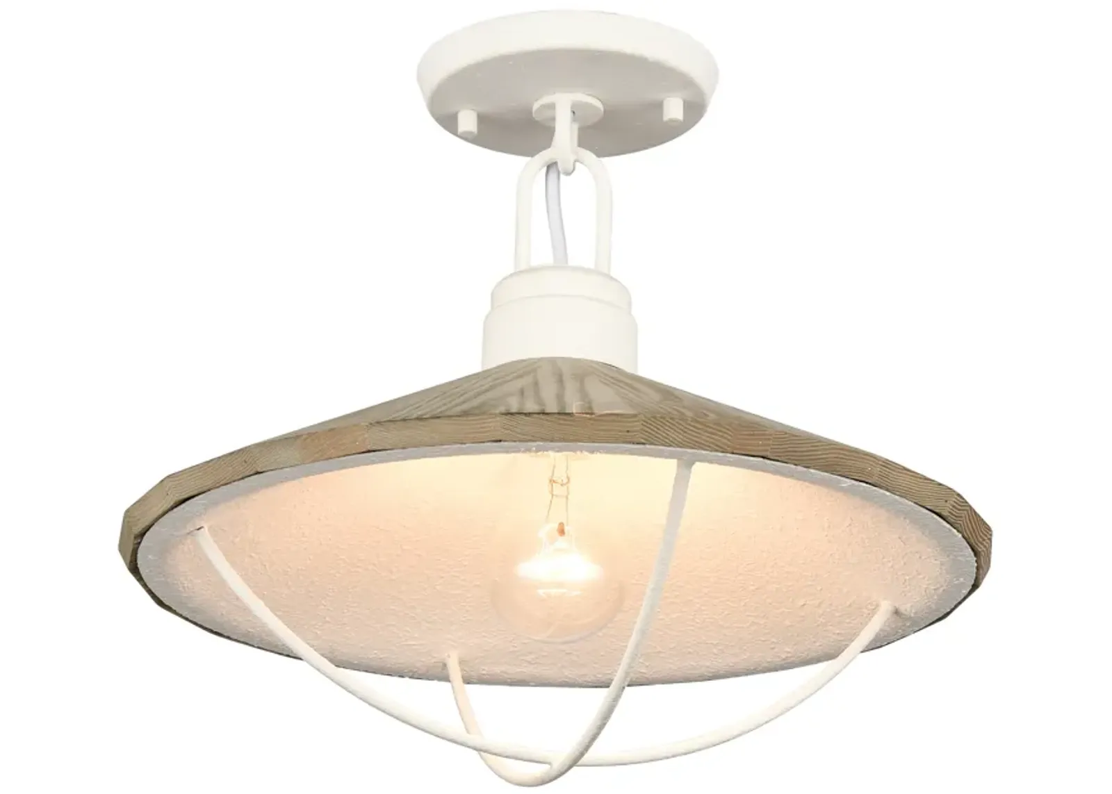 Cape May 14'' Wide 1-Light Semi Flush Mount