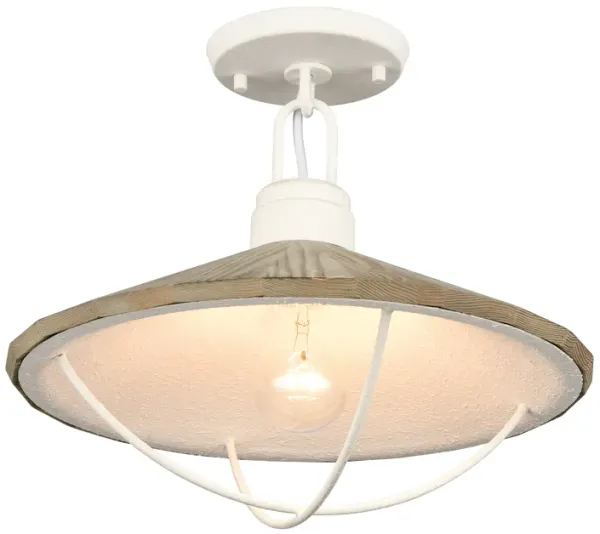 Cape May 14'' Wide 1-Light Semi Flush Mount