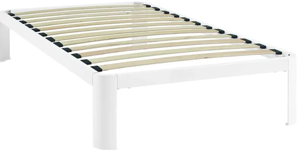 Corinne Twin Bed Frame - White