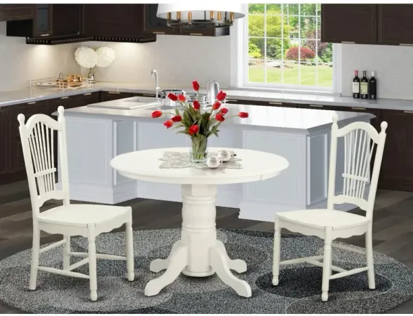 3 Pc Table set for 2-Kitchen Table and 2 dinette Chairs