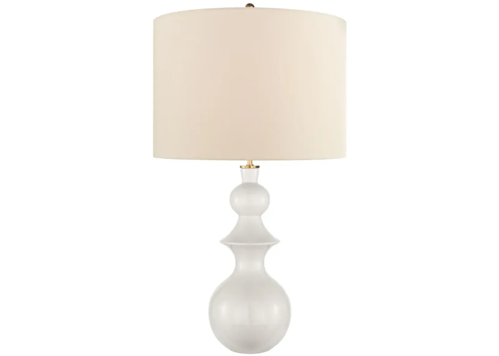 Saxon Large Table Lamp in White