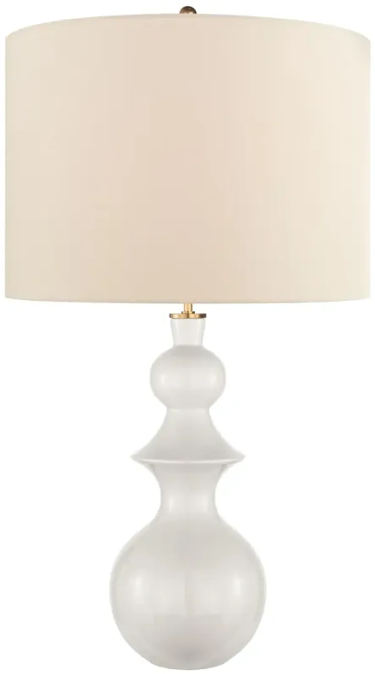 Saxon Large Table Lamp in White