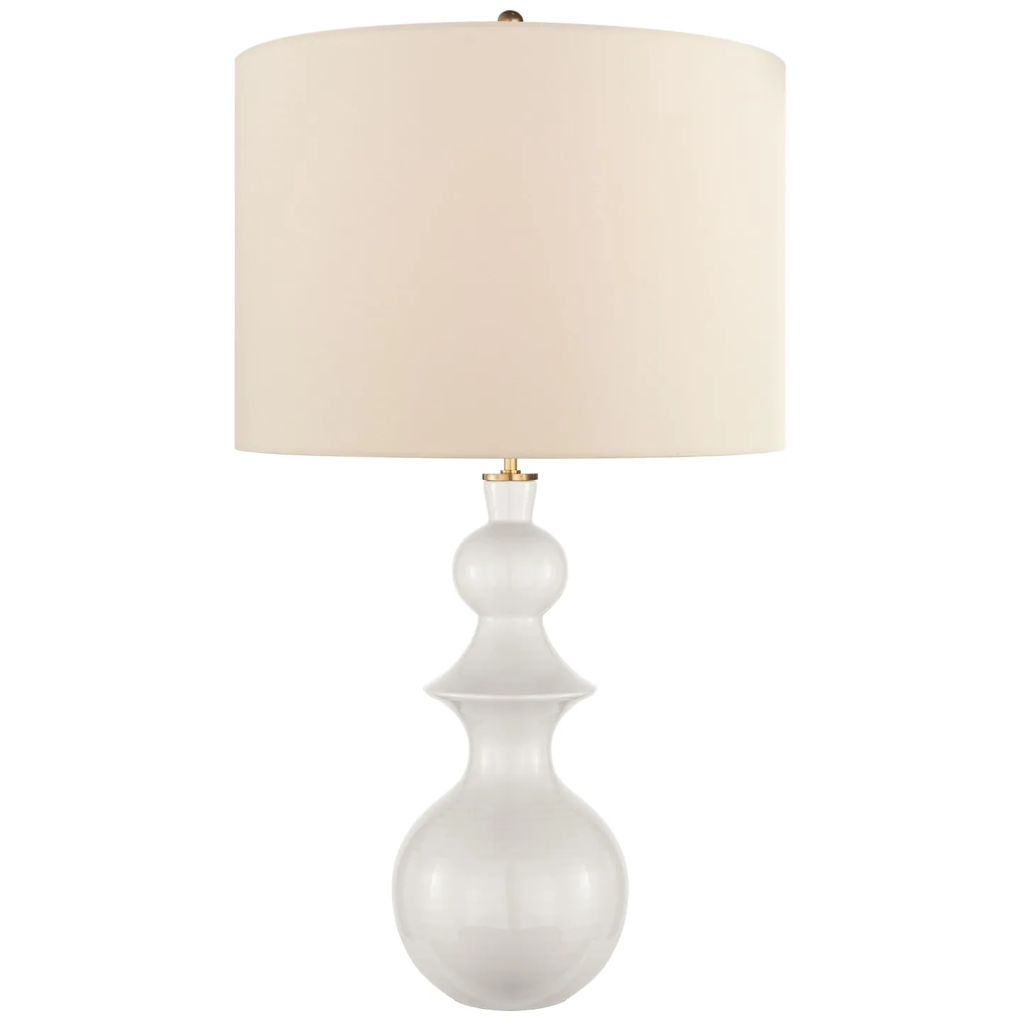 Saxon Large Table Lamp in White