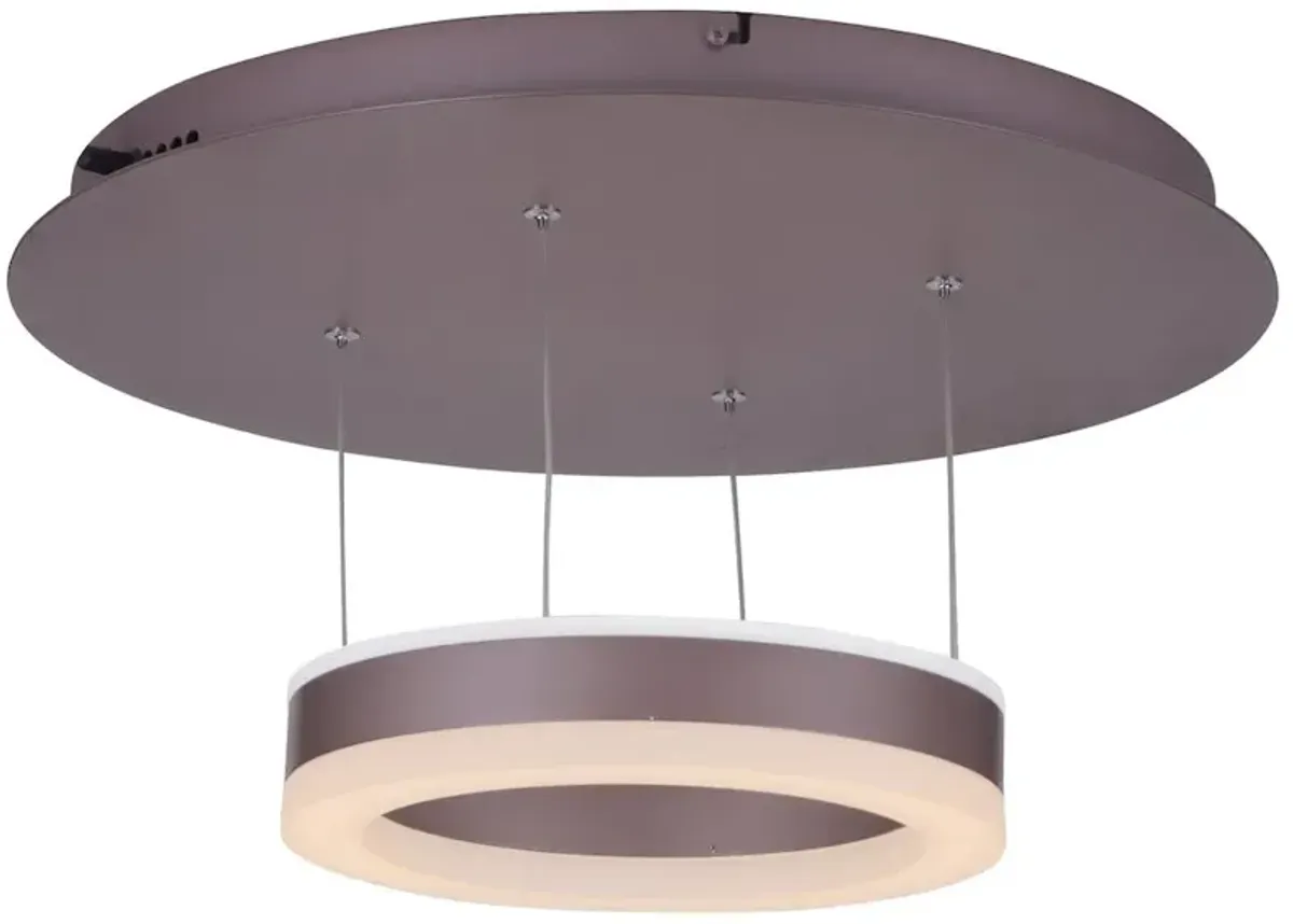 VONN Lighting 11” Wi-Fi-Enabled Tunable White Color-Changing LED Pendant Ceiling Fixture