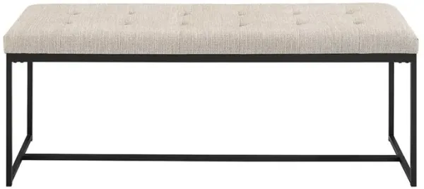 Belen Kox Linen Upholstered Rectangular Bench - Tan Collection, Belen Kox