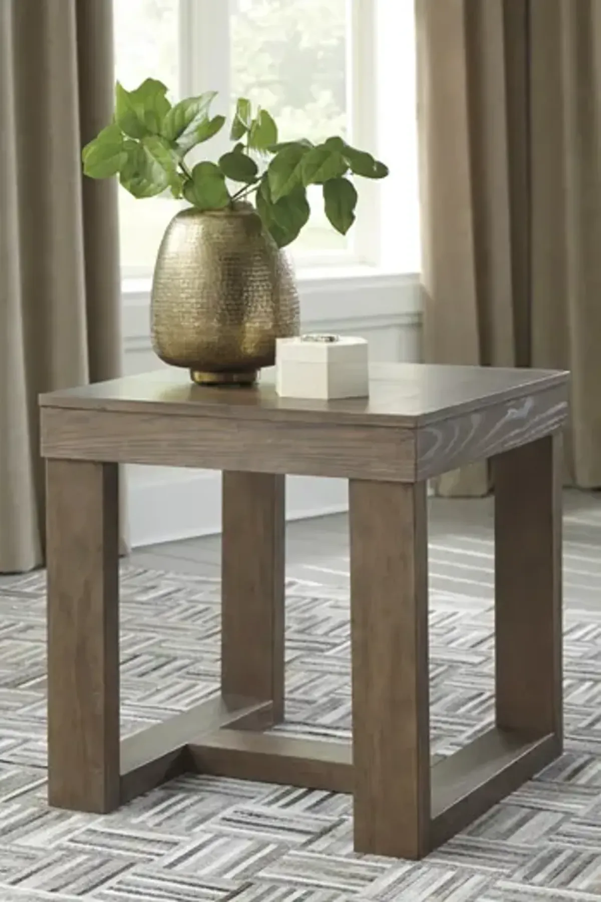 Cariton Square End Table