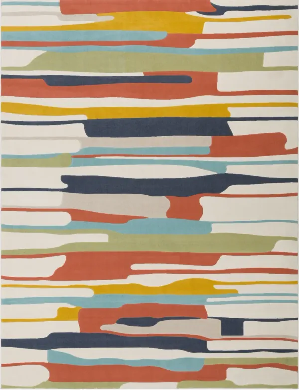 City CIT-2339 3'11' x 5'7' Orange Rug