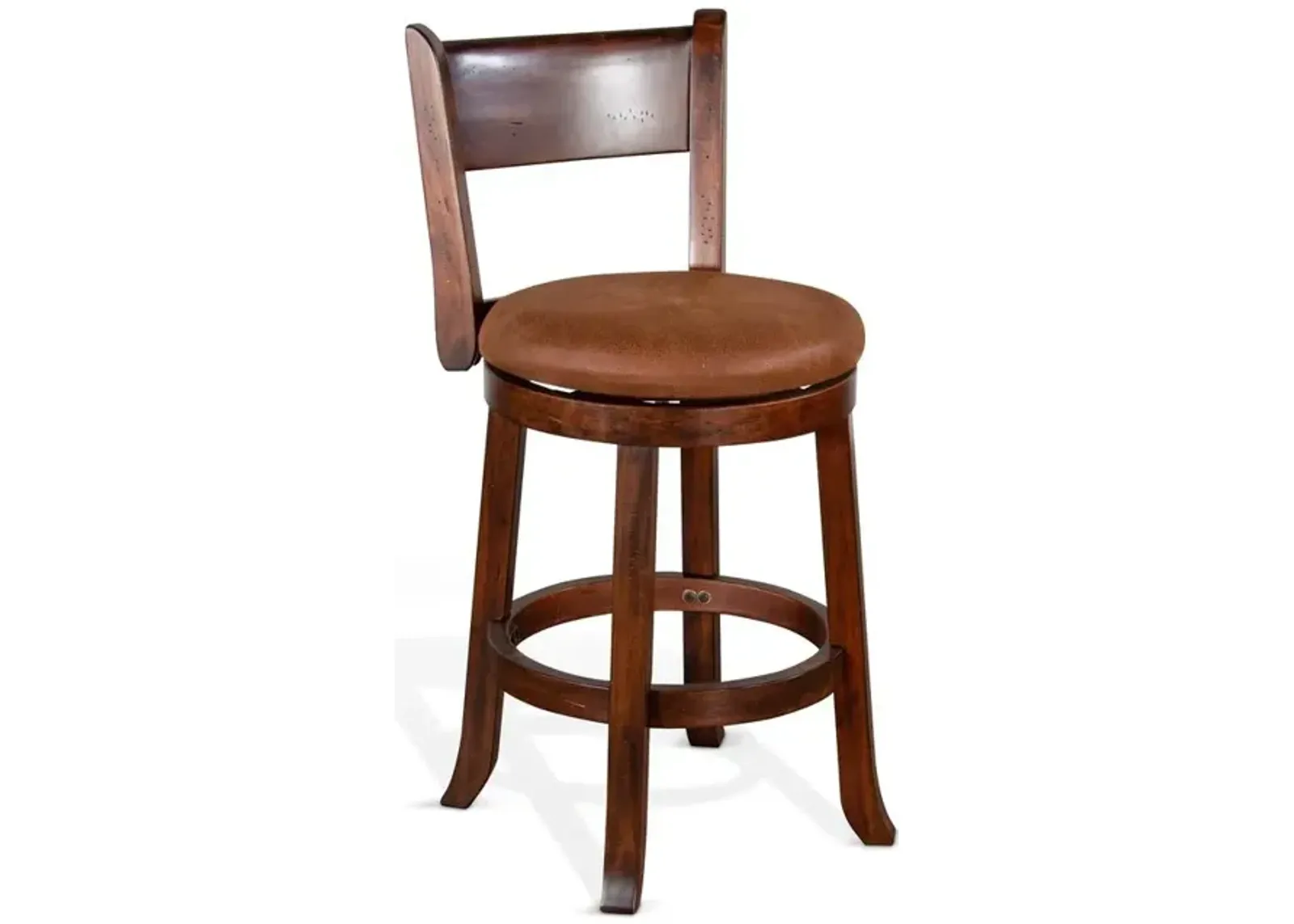 Sunny Designs Counter Swivel Barstool, Cushion Seat & Back