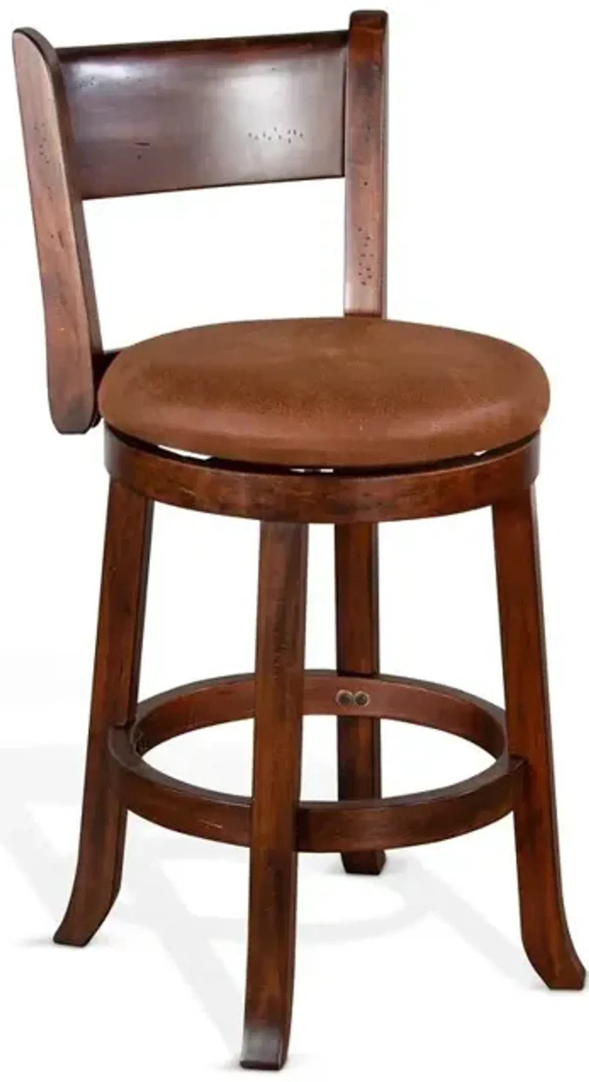 Sunny Designs Counter Swivel Barstool, Cushion Seat & Back