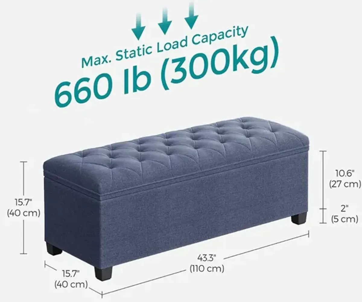 Storage Ottoman Bench for Organized Seating and Stylish Storage