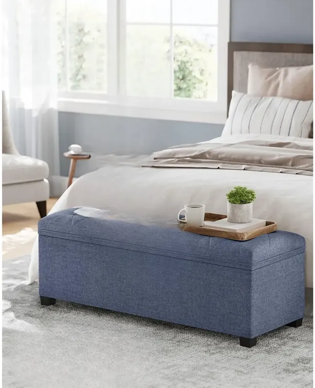 Storage Ottoman Bench for Organized Seating and Stylish Storage