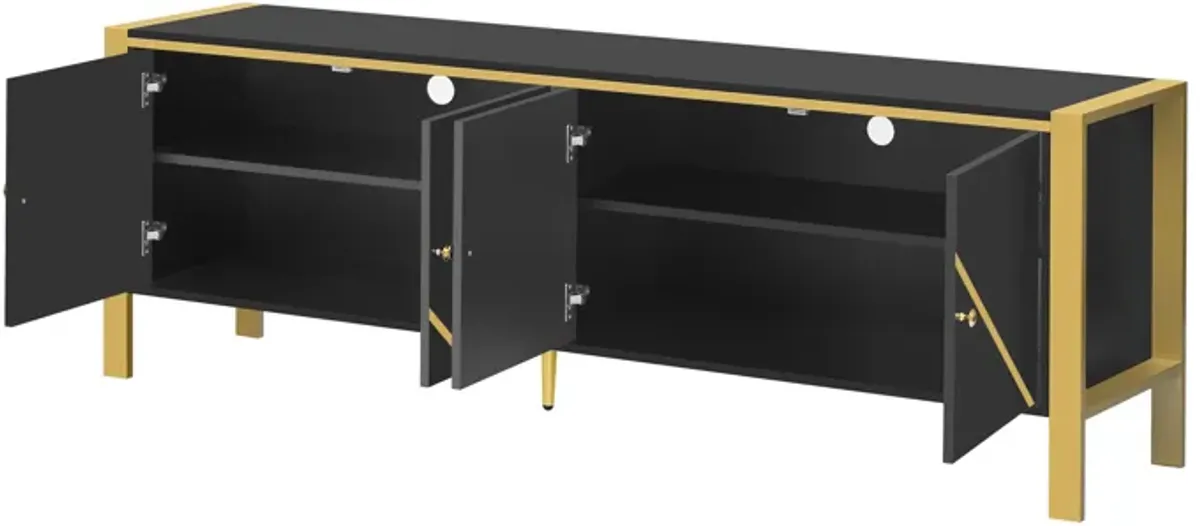 Merax Modern Minimalist TV Stand for TVs up to 75 Inches