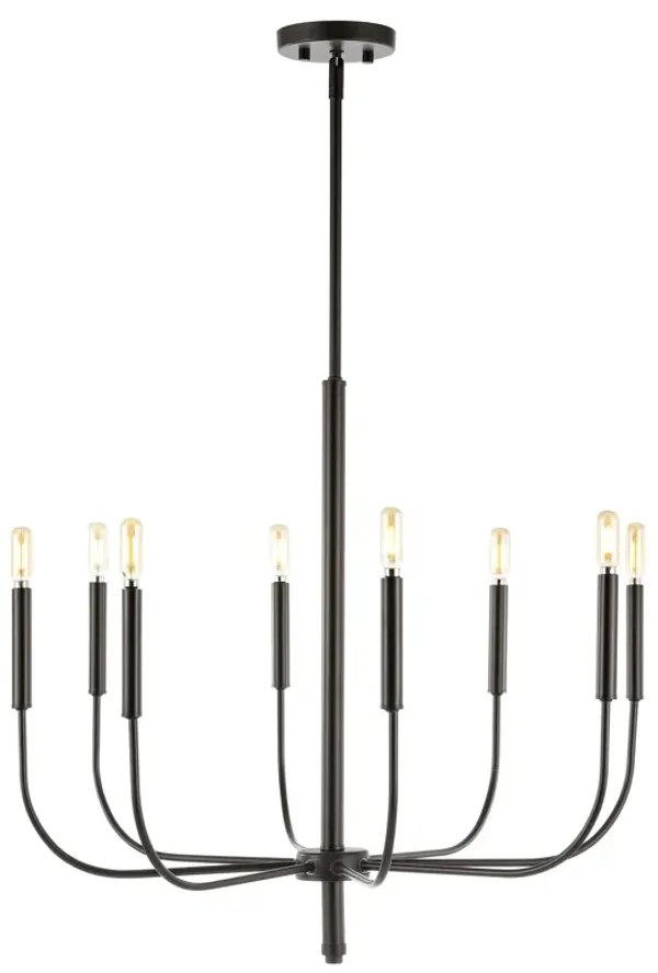 Amoros Modern Mid Century Iron LED Chandelier