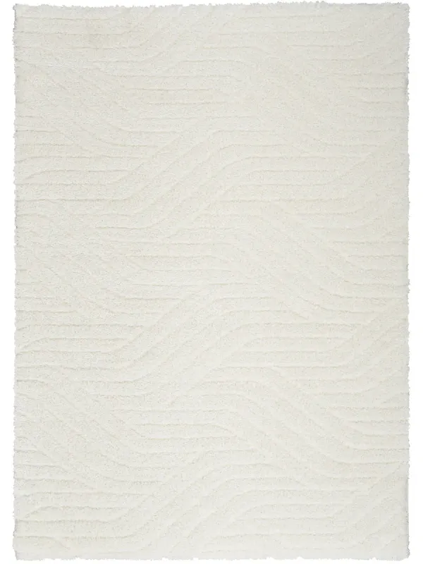 Surfaces SFC01 Ivory 5'3" x 7'3" Rug