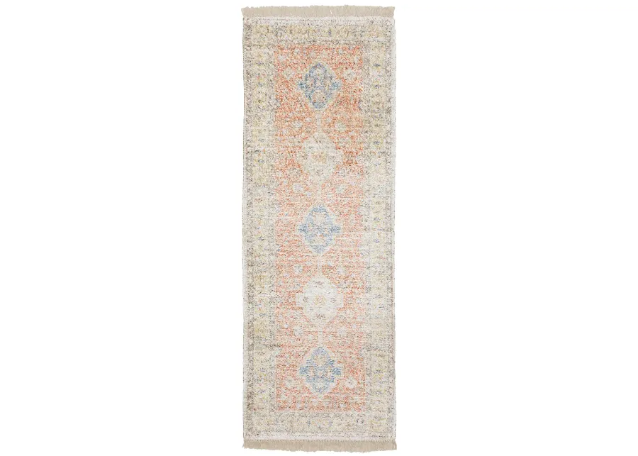 Malabar 2'6" x 8' Orange Rug