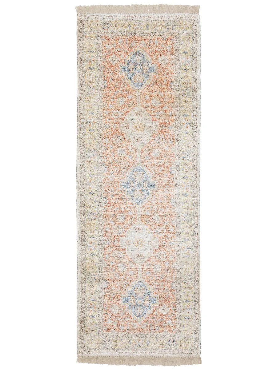 Malabar 2'6" x 8' Orange Rug