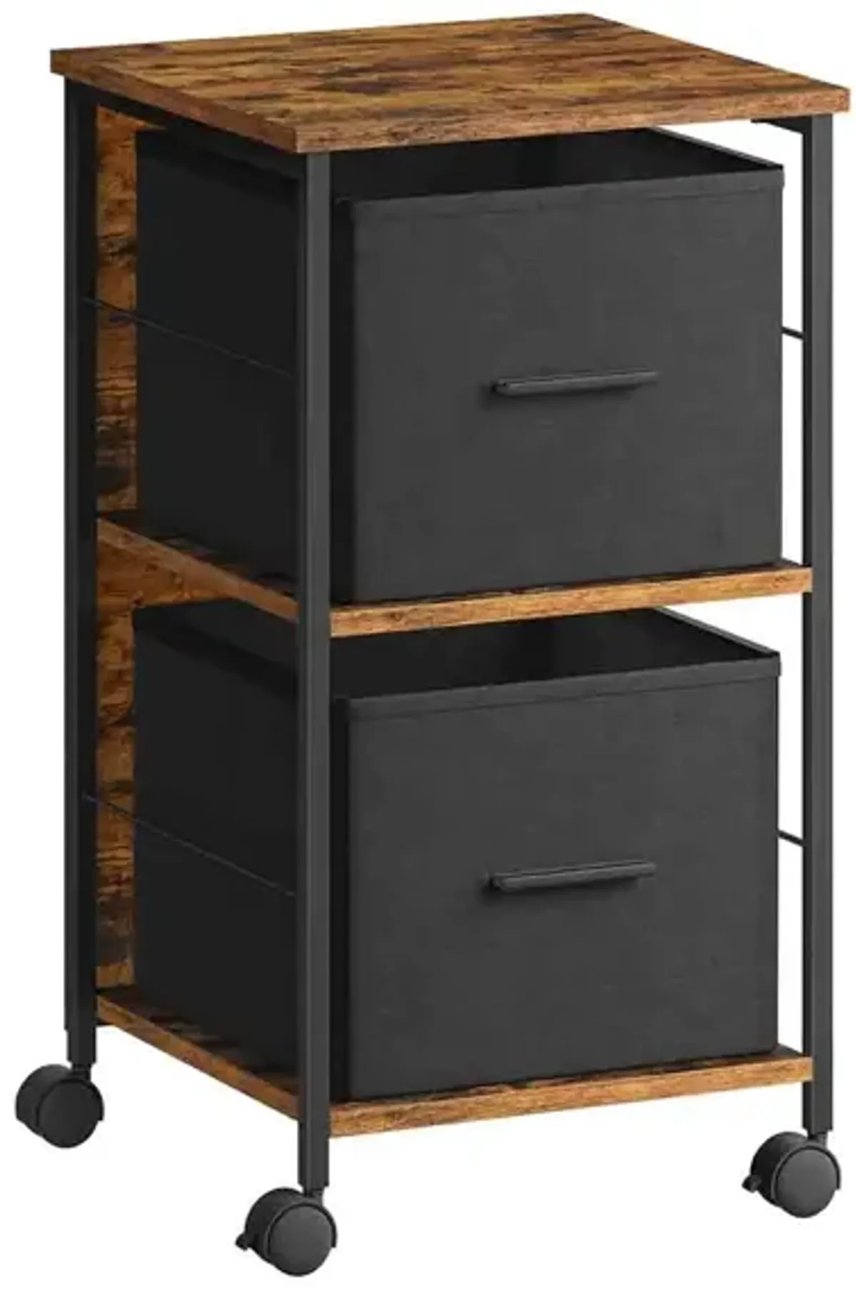 2-Drawer File Cabinet for Compact Office Storage and Organization