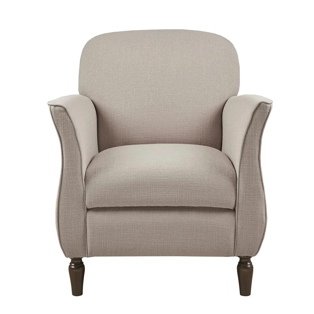 Gracie Mills Herbert Upholstered Flared Arm Accent Chair