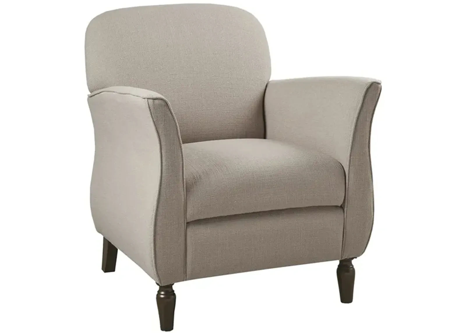 Gracie Mills Herbert Upholstered Flared Arm Accent Chair