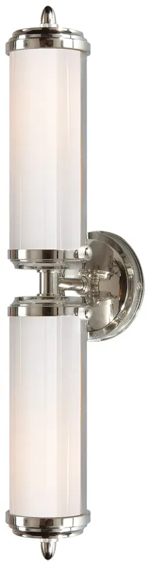 Merchant Double Bath Light in Chrome