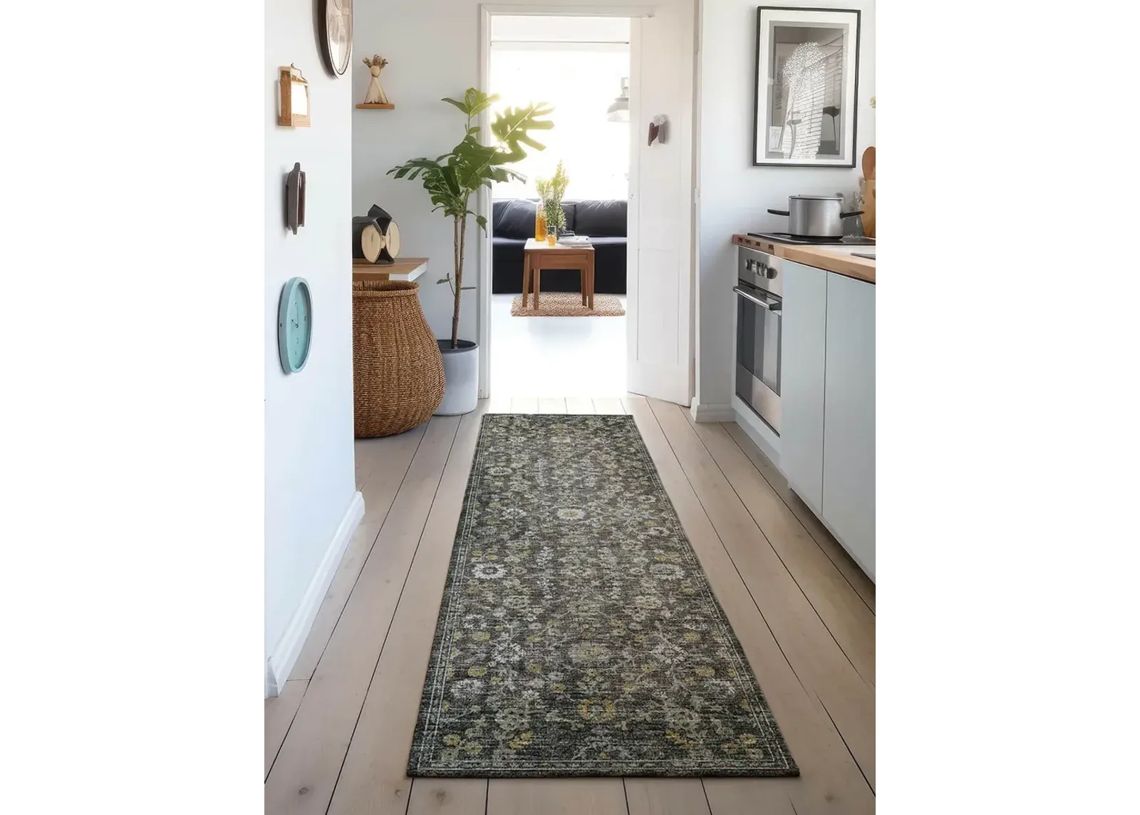 Tuscany TU2 Gray 2'6" x 10' Rug