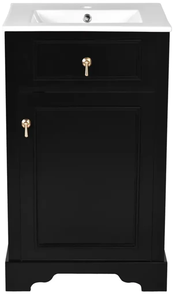Merax Bathroom Vanitywith Ceramic Sink