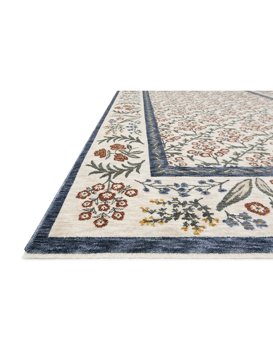 Kismet KIS02 Cream 3'7" x 5'2" Rug by Rifle Paper Co.