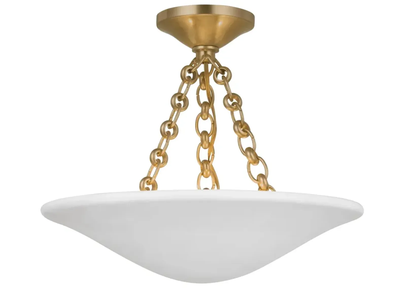 Mollino 16" Semi Flush Mount