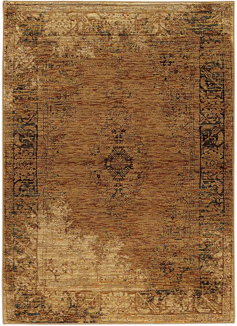 Andorra 3'3" x 5'2" Gold Rug