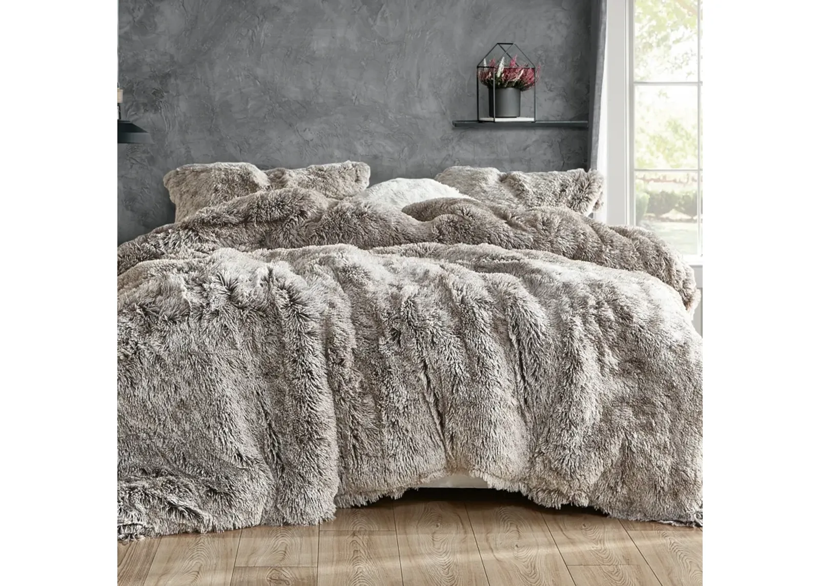 Are You Kidding - Coma Inducer® Oversized Comforter Set - Frosted Chocolate.